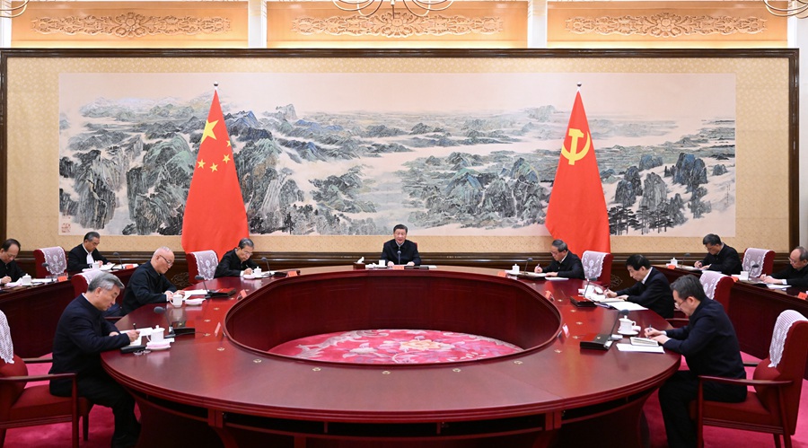 12月21日至22日12月21日至22日,中共中央政治局召开学习贯彻习近平新时代中国特色社会主义思想主题教育专题民主生活会,中共中央总书记习近平主持会议并发表重要讲话。(李学仁 摄),中共中央政治局召开学习贯彻习近平新时代中国特色社会主义思想主题教育专题民主生活会,中共中央总书记习近平主持会议并发表重要讲话。 12月21日至22日12月21日至22日,中共中央政治局召开学习贯彻习近平新时代中国特色社会主义思想主题教育专题民主生活会,中共中央总书记习近平主持会议并发表重要讲话。(李学仁 摄),中共中央政治局召开学习贯彻习近平新时代中国特色社会主义思想主题教育专题民主生活会,中共中央总书记习近平主持会议并发表重要讲话。